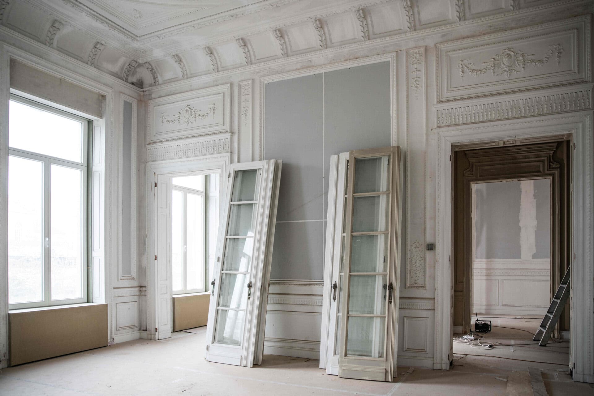Maison de maître à Tournai : débarras patrimonial sans traces